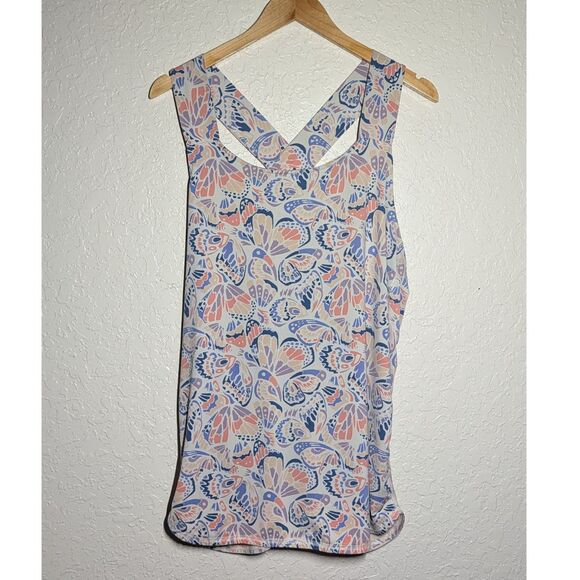 Duluth Trading Co Tops - Duluth Trading Co Women's 1X Butterfly Print Racerback Activewear Tank Top